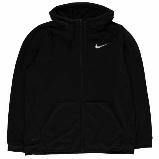 Nike Full Zip Dri-Fit Hoodie Mens Черно Мъжки суитчъри и блузи с качулки