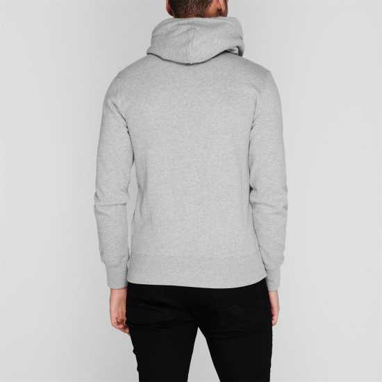 Champion Full Zip Logo Hoodie Сиво EM031 Мъжки полар