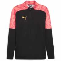 Puma 1/4-Zip Top Черно Пума Футболни тренировъчни горнища