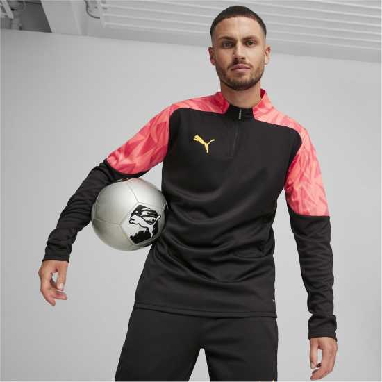 Puma 1/4-Zip Top Черно Пума Футболни тренировъчни горнища