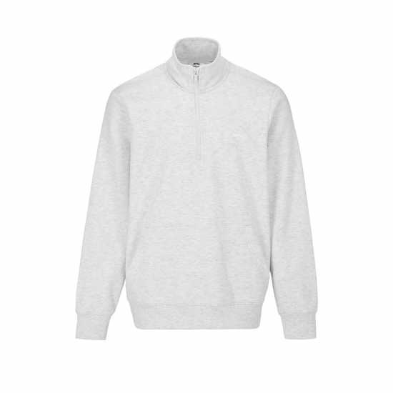 Slazenger Мъжка Блуза Полар Quarter Zip Fleece Top Mens Ледена марла Мъжки полар