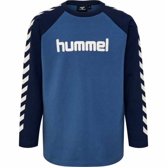 Hummel T-Shirt L/s Jn51 Морска синьо Детски тениски и фланелки