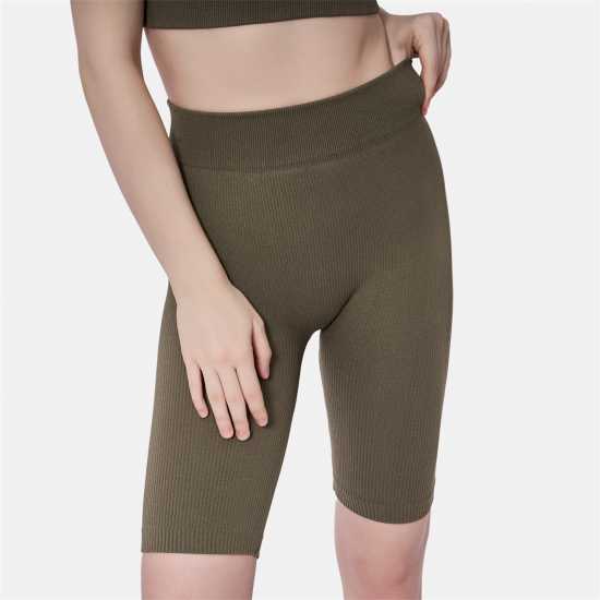 Miso Дамски Шорти Cycling Shorts Womens Хаки Дамски къси панталони