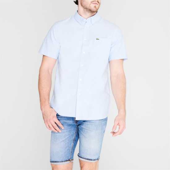 Lacoste Short Sleeve Oxford Shirt  Mens