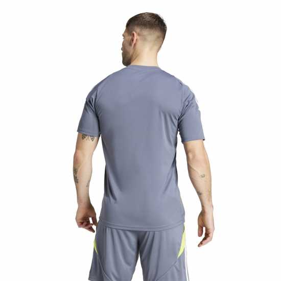 Adidas Мъжка Риза Tiro 24 Training T-Shirt Mens Оникс/Бяло/Жълто 