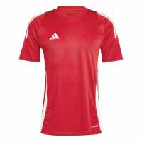 Adidas Мъжка Риза Tiro 24 Training T-Shirt Mens Червено/Бяло 