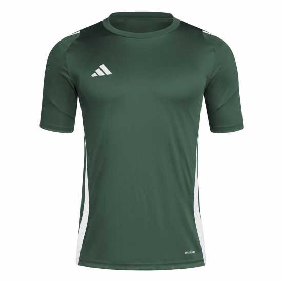 Adidas Мъжка Риза Tiro 24 Training T-Shirt Mens Тъмно зелено/Бяло 