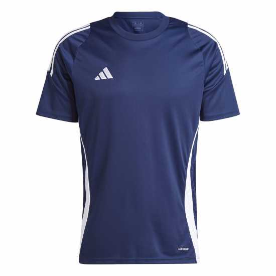 Adidas Мъжка Риза Tiro 24 Training T-Shirt Mens Отбор Нви/Бял 