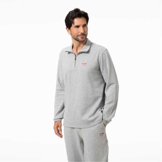 Lee Cooper C Quarter Zip Сиво 