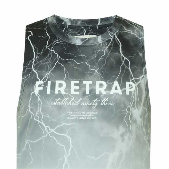 Firetrap Sub Vest Mens Тъмно Осветяване Мъжки ризи