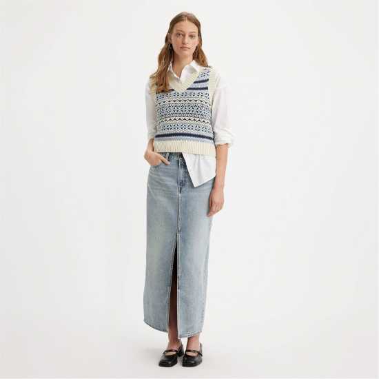 Levis Ankle Column Skirt Please Hold Моля, изчакайте. 