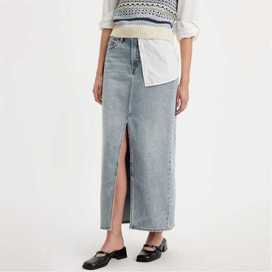 Levis Ankle Column Skirt Please Hold Моля, изчакайте. 