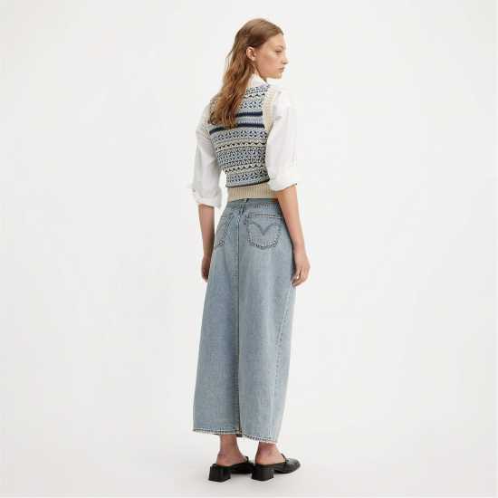 Levis Ankle Column Skirt Please Hold Моля, изчакайте. 