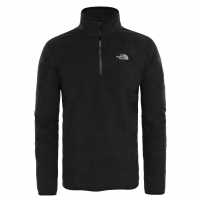 Мъжки Полар С Цип The North Face Tnf 100 Glacier Quarter Zip Fleece Mens JK3 Черен Мъжки полар