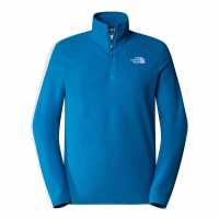 Мъжки Полар С Цип The North Face Tnf 100 Glacier Quarter Zip Fleece Mens Син RBI Мъжки полар