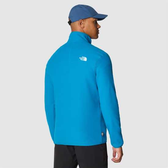 Мъжки Полар С Цип The North Face Tnf 100 Glacier Quarter Zip Fleece Mens Син RBI Мъжки полар