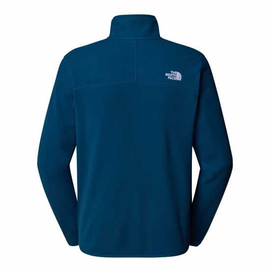 Мъжки Полар С Цип The North Face Tnf 100 Glacier Quarter Zip Fleece Mens Полунощно петрол Мъжки полар