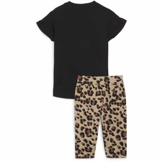 Puma Minicats Animal Legging Set Top And Unisex Kids  Детски клинове