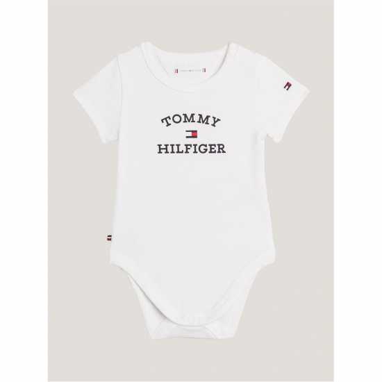 Tommy Hilfiger Tommy Lgo Bdysuit Bb42 Бяло 