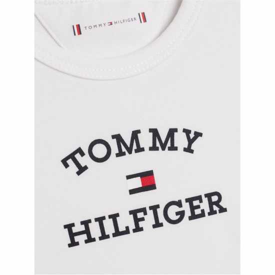 Tommy Hilfiger Tommy Lgo Bdysuit Bb42 Бяло 