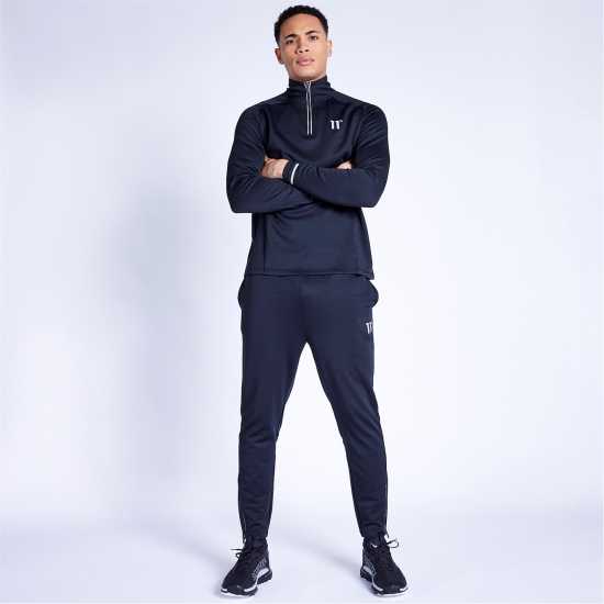 11 Degrees Oxygen Quarter Zip Top - Black  Мъжки полар