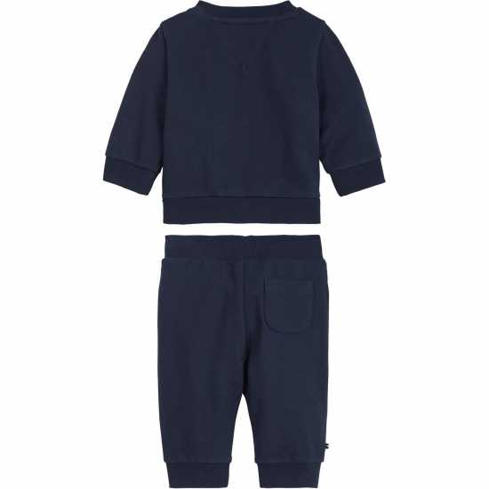 Tommy Hilfiger Essential Crew Neck Jogger Set Нави C87 