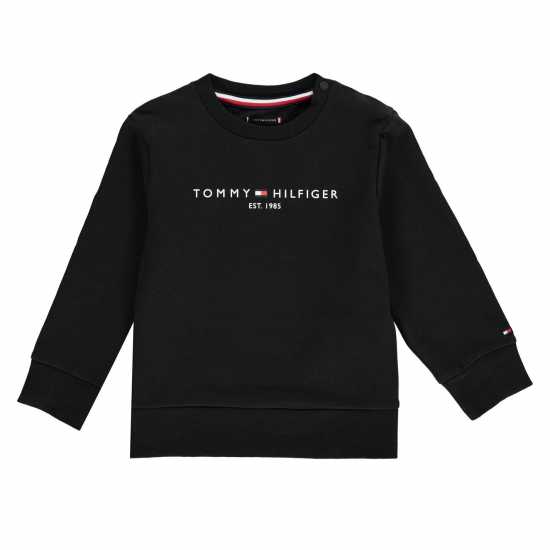 Tommy Hilfiger Essential Crew Neck Jogger Set Черно BDS 