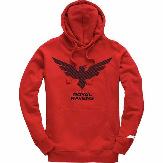 London Royal Ravens Royal Ravens Contained Hoodie  Мъжки суитчъри и блузи с качулки