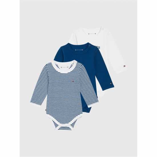 Tommy Hilfiger Baby Body 3 Pack Giftbox Индиго C3J 