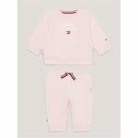Tommy Hilfiger Baby Th Logo Set Whimsy Pink Kids