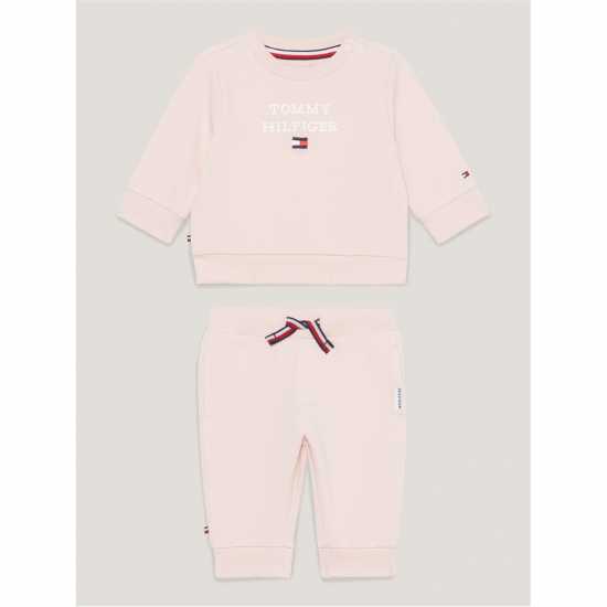 Tommy Hilfiger Baby Th Logo Set Весело розово Kids