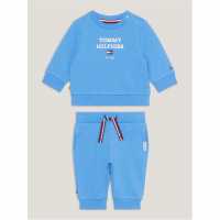 Tommy Hilfiger Baby Th Logo Set Blue Spell Kids