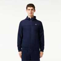 Lacoste Спортно Горнище Zipped Hooded Taffeta Sport Jacket Нави 5FS 