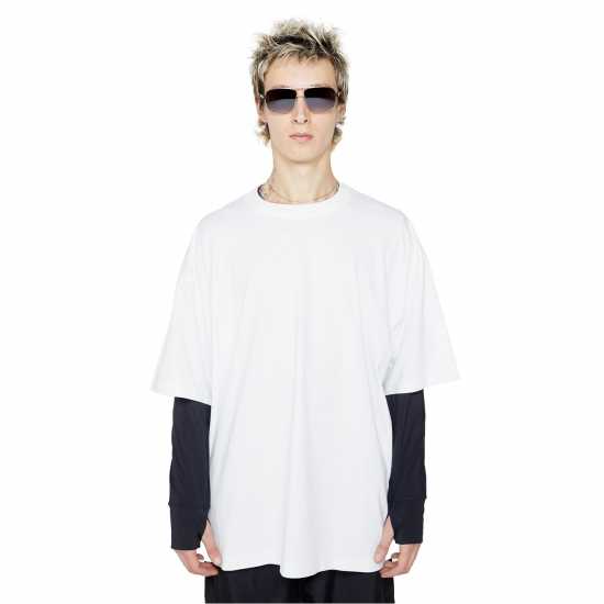 No Fear Oversized T-Shirt Бяло Мъжки ризи