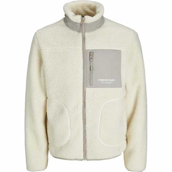 Мъжко Яке Jack And Jones Full Zip Fleece Teddy Jacket Mens  Мъжки полар