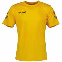 Hummel Solo Top Adults Sports Yellow Мъжко облекло за едри хора