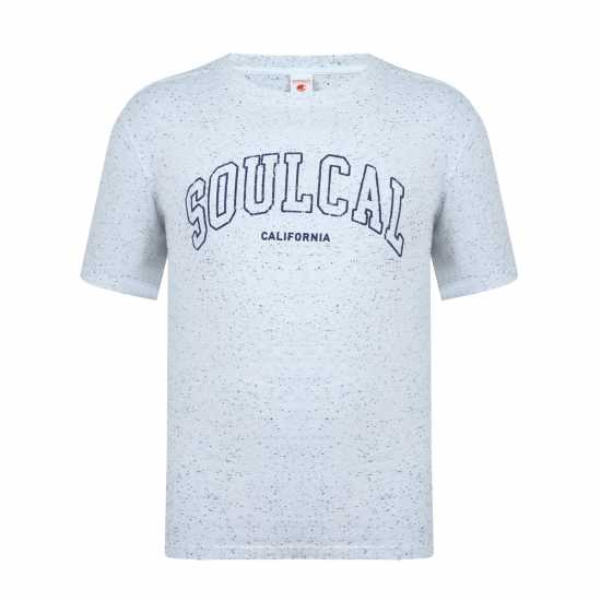 Soulcal Мъжка Риза Graphic T-Shirt Mens Светло бежово 