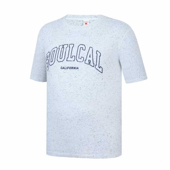 Soulcal Мъжка Риза Graphic T-Shirt Mens Светло бежово 