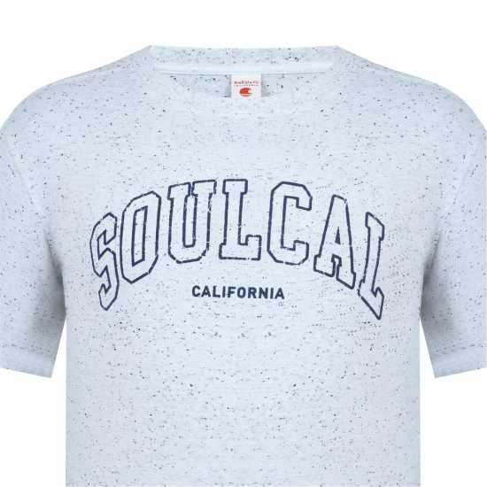 Soulcal Мъжка Риза Graphic T-Shirt Mens Светло бежово 