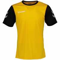 Hummel Match Jersey 99 Спортно Жълто/Черно Футболни тренировъчни горнища