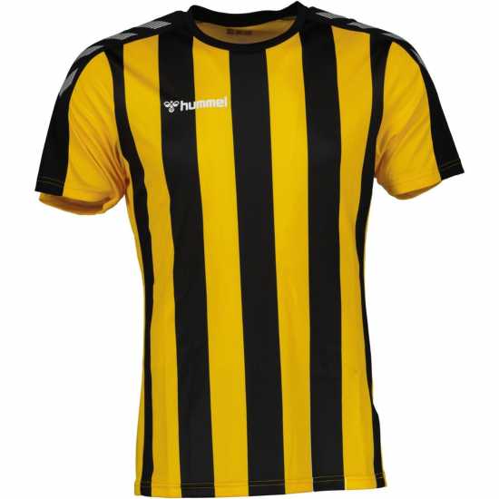 Hummel Stripe Jersey 99 Черно/Спортно Жълто Футболни тренировъчни горнища