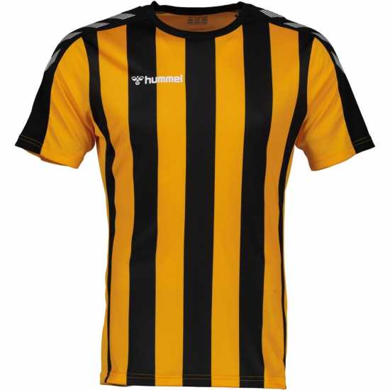 Hummel Stripe Jersey 99 Янтар/Черен Футболни тренировъчни горнища