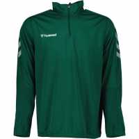 Hummel Hlf Zip Sweat 99 Evergreen Футболни тренировъчни горнища