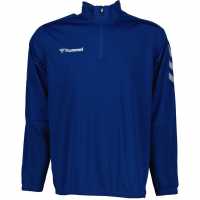 Hummel Hlf Zip Sweat 99 Истинско синьо Футболни тренировъчни горнища