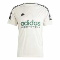 Adidas Мъжка Риза Tiro T-Shirt Mens Alumina/Green 