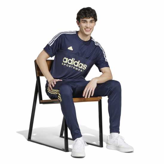 Adidas Мъжка Риза Tiro T-Shirt Mens Легендарна чернина Футболни тренировъчни горнища