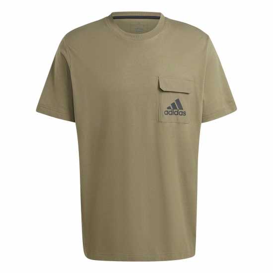 Adidas Мъжка Риза Utility T-Shirt Mens Олива 