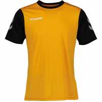 Hummel Match Jersey Jn99 Янтар/Черен Футболни тренировъчни горнища