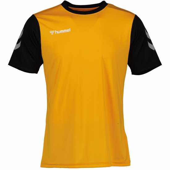 Hummel Match Jersey Jn99 Янтар/Черен Футболни тренировъчни горнища