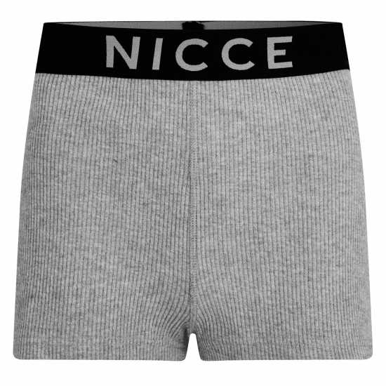 Nicce Shorts Сив марл Дамски къси панталони